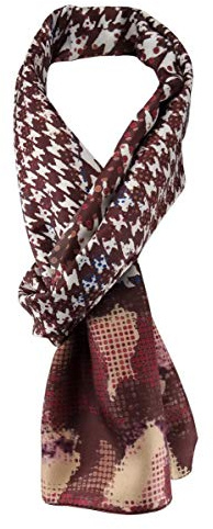 TigerTie leichter Unisex Schal gemustert - Schalgröße 160 cm x 36 cm