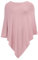 Zwillingsherz Poncho-Schal mit Baumwolle - Hochwertiges Cape für Damen - XXL Umhängetuch und Tunika mit Ärmel - Strick-Pullover - Sweatshirt - Stola für Sommer und Winter von Cashmere Dreams