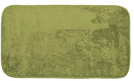 GEMITEX Tappeto MERLINO 50X80 ULTRASSORBENTE, Polyester, Verde