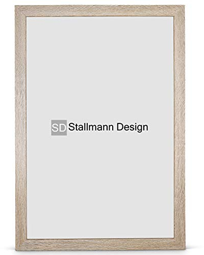 Stallmann Design 'New Modern' Bilderrahmen 50 x 70 cm (PUZZLEFORMAT) | Farbe: Sonoma Eiche | eleganter Frame für Ihre Fotos und Motive