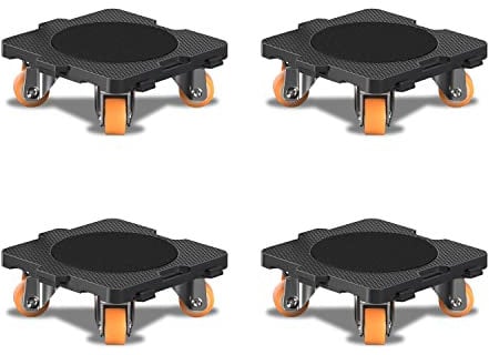 ONEON Add-on 4Pack Connectable Dolly Furniture Movers with 360° Rotating Wheels with Bearing