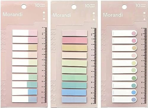 CICILIAYA 600 Stücke Datei Index Tabs Repositionierbare Tabs Klebrig Beschreibbare Flaggen zum Beschriften und Organisieren von Dokumenten, Papieren, Einreichung, Buch, Ordner Sticky Notes (Color-C)