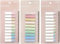 CICILIAYA 600 Stücke Datei Index Tabs Repositionierbare Tabs Klebrig Beschreibbare Flaggen zum Beschriften und Organisieren von Dokumenten, Papieren, Einreichung, Buch, Ordner Sticky Notes (Color-C)