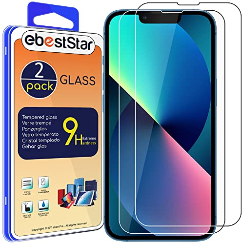 ebestStar - Verre Trempé x2 pour iPhone 14, iPhone 13 Apple, Vitre Protection, Film Anti Casse, Anti Rayures, Sans bulles