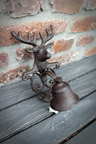 Gwenys Haus Türglocke Hirsch Gusseisen