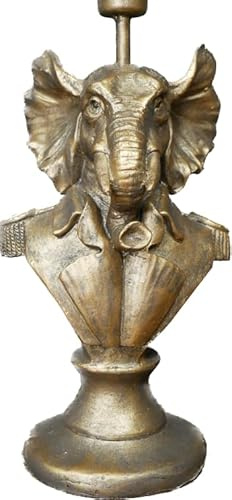 Elephant Candle Holder | Gold | African Inspired | Dinner/Taper Candle Display