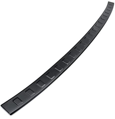 tuning-art L466 Edelstahl Ladekantenschutz passend für VW T6 T6.1 Multivan Cali 2015-07/2024 Pulverbeschichtet, Farbe:Schwarz Pulverbeschichtet
