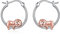VONALA Faultier Creolen Ohrringe, 925 Sterling Silber Tier Ohrringe Schmuck für Damen Mädchen (Faultier)