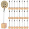Vegena Soporte para fotos con pinzas – 25 unidades de soporte para fotos, soporte para fotos, soporte para fotos, soporte para notas para bodas, decoración del hogar, oficina, decoración del hogar