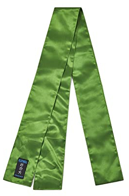 Playwell Fascia Kung Fu in raso per arti marziali - verde