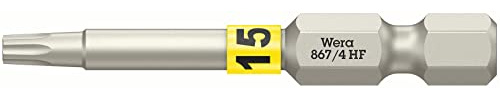 Wera - 05060507001 - Bit with Holding Function, 867/4 TORX® HF, TX 15 x 50 mm
