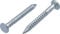 4mm x 40mm Brigt Zinc Steel Anchor Nails Ring Shank Nail Carpenters Annular Ring Nails (Pack of 100)