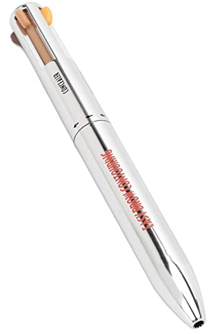 Augenbrauen-Konturstift 4-in-1 Augenbrauen-Kontur-Highlight-Stift Langlebiges Augen-Make-up Beauty Tool Brow Define Pen (2# Mittel)