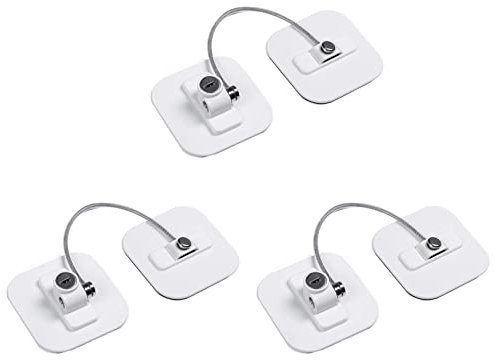 VENEKA Kühlschrankschloss, Gefrierschloss mit Kindersicherheitsschlüssel, 3 Schloss Zum Verschließen Von Kühlschränken