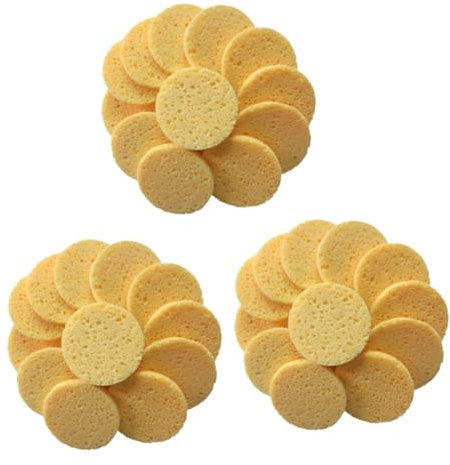 POPETPOP 60 Stk Duschpads Peeling-luffa-gesichtspad Schwämme Luffa-pads Für Das Gesicht Waschbare Gesichtspolster Peeling-gesichtswaschpad Runde Polster Benzoylperoxid Optional Peeling-pad