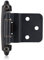 Vallecloud 4 Pack (2 Pair) 3/8 Inset Oil Rubbed Bronze Self Closing Cabinet Hinges for Offset Kitchen Cabinet Door, Face Frame Semi Concealed Hinges