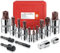 GETLITOOL Vielzahn Stecknuss Schlüssel Set, 15tlg Innenvielzahn Bit XZN M4-M18 mit Stecknuss Adapter Set, S2-legierter Stahl Profi Vielzahn Nuss Satz für Drehmomentschlüssel, bohrer set, ratsche