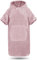 normani Baumwoll Surfer Poncho - Strandponcho - Handtuch-Poncho - Unisex Strand Umziehhilfe - geschlossener Bademantel für Damen und Herren Farbe Rosa Größe S-M