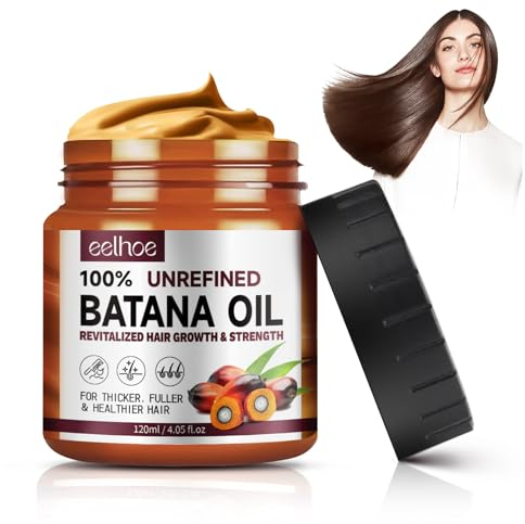 Bio Batana Öl für Haarwachstum,120 ml Bio Batana Öl für Haare,Batana Oil Organic for Growth Hair Rosmarinöl Haare Reines Organisches Natürliches und Kaltgepresstes Haaröl