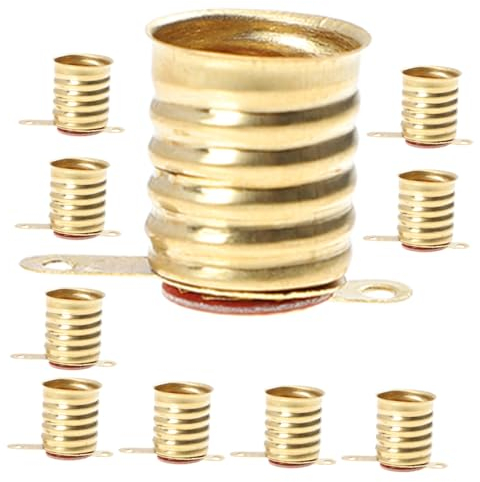 OSALADI Lampen Fassung Glühbirne Sockel Lampe Steckdose Vintage Lampensockel E10 Lampenfassung Für Diy Projekte Retro Lampenhalter Glühlampen Sockel Für Verschiedene Anwendungen