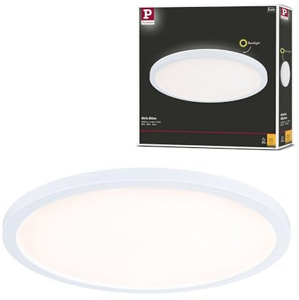 Paulmann 71153 LED Panel Atria Shine Backlight IP44 rund 293mm 16W 1600lm 3000K Weiß Deckenleuchte