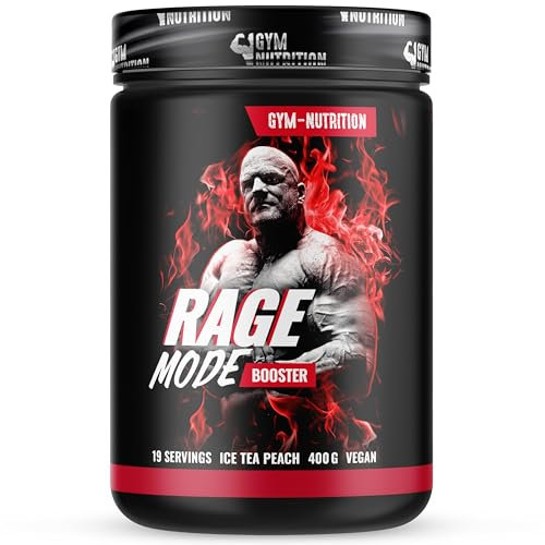 RAGE MODE Pre Booster Pre Workout 2024 USA Matrix Pre Workout Booster mit Citrullin, Taurin & Koffein - Trainingsbooster - fitness