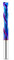 FOCSTOL Mèche Toupie Spirale Carbure 6mm - Fraise Bout CNC à Une Flûte avec Revêtement Nano Blue pour Rainurer et Sculpter Bois