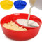 Never Soggy Cereal Bowl,Separated Anti Soggy Crunch Snack and Dip Bowls,Plastic Cereal Bowl Separate Milk for Snack Milk Yogurt,No Soggy Cereal Bowl Divided Milk,Anti Soggy Cereal Bowls for Home