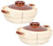 OFFSCH Cazuela de Barro con Un Mango de 2 Piezas para Olla de Barro Olla de Arroz Olla de Estilo Coreano Tapa para Olla de Cocina para El Hogar