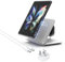 Geyo for Samsung Galaxy Z Fold Wireless Charger, 2 in 1 Fast Wireless Charging Station for Galaxy Z Fold 6/5/4/3, 3-Coils Charging Stand for Galaxy Buds 3/3 Pro/2/2 Pro/Live (PD Adapter Included)