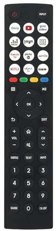 EN2P36H (0011) Mando a Distancia de Repuesto Aptos para Hisense LED TV T339509 32A5NQ 32E41KT 40E41KT 40A5NQ EN2P36H-0011