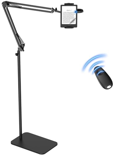 MAHYKO Floor Tablet Stand with Remote Page Turner
