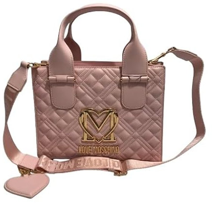 Moschino Borsa donna Love pelle cipria BS25MO107 JC4303 Media