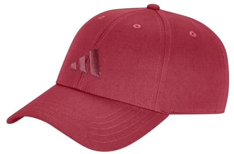 adidas Unisex Baseball Cap Cotton NEW Logo, Active Maroon/Collegiate Burgundy, XXS-XS