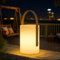 MALUX LED Tischlampe Warmweiß 8 Farben Outdoor Lampe Akku für Alle Jahreszeiten Tischlampe Kabellos mit Fernbedienung Dimmbar Wasserdicht IP44 Geeignet für Hausgarten, Hoteltisch, Nachttisch