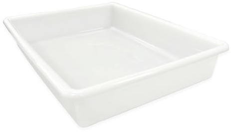 Bandeja Alimentaria Resistente 10,7L Sin BPA Cocina Restaurantes y Catering | 47,5 x 35,8 x 8,4cm. Sin BPA. Ideal para comedores, colegios, mercados, panaderías, pizzerías y conservación de alimentos.