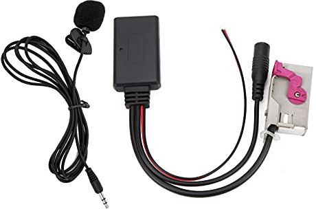 Bluetooth-Aux-In-Kabel, kabelloser Mikrofon-Adapter, Premium-Auto-Audio-Anschluss für A3 A8 TT RNS E, 32-polig, DC12 V, ABS-Material, 149,9 cm Länge
