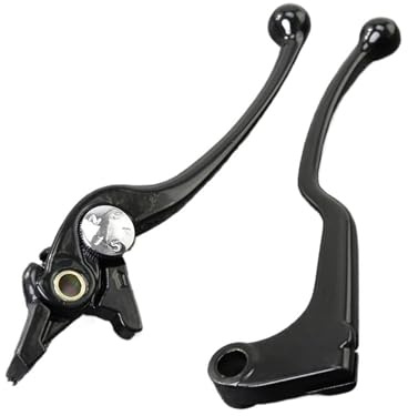 Kupplungshebel Motorrad-Brems- und Kupplungshebel für Yamaha YZF-R1 YZFR1 1999 2000 2001 2002 2003 /YZF R6 YZF-R6 1999-2004/FZ1 FZS1000(Schwarz)