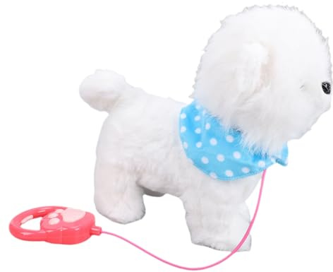 Vvikizy Electric Plush Dog Toy, Interactive Puppy Companion with Tail Wagging Licking Walking Modes and Voice Mimicry, for Toddler Kids Role Play