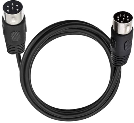 ANrnkYHsh MIDI-Adapterkabel, 1 Stück, DIN 8-poliger Stecker auf DIN 6-poliger Stecker, 1,8 m