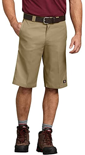 Dickies Herren-Shorts, 33 cm, lockere Passform, mehrere Taschen, Khaki, 48