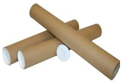 Globe Packaging 5 x A0 Cardboard Postal Poster Tubes 885mm x 45mm + END CAPS
