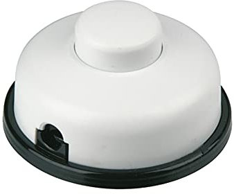 REV Fußschalter, Tretschalter 1polig, 230VAC, max. 6(2) A, mit Zugentlastung, weiss