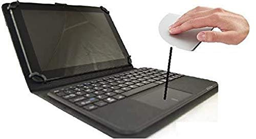 'Custodia con tastiera rimovibile Bluetooth con Touchpad, Mouse per Tablet Asus Memopad FHD10 ME302 C 10.1 – Colore: Nero