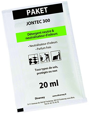 TASKI Jontec 300 Paket - Détergent neutre professionnel concentré pour sols - 250 dosettes de 0,2L