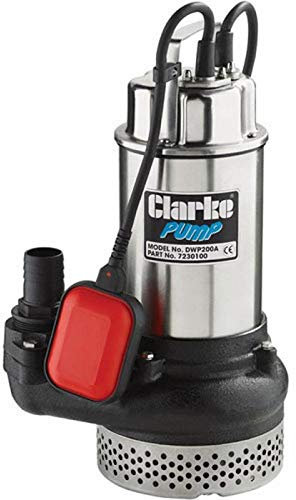 Clarke DWP200A 2” Submersible Dirty Water Pump With Float Switch - 7230100