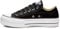 Converse 560250C Black Nero Scarpe Basse Donna Sneakers Platform Lacci Tessuto 37