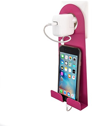 Bentatec Handy- Halterung für die Steckdose Unsiversal Pink Handyhalterung