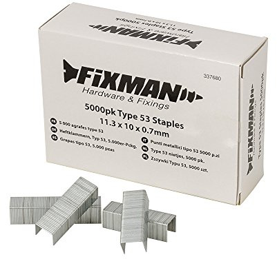 Fixman 337680 Type 53 Metal Dots, Silver, Set of 5000 Pieces (11.25 x 10 x 0.75 mm)