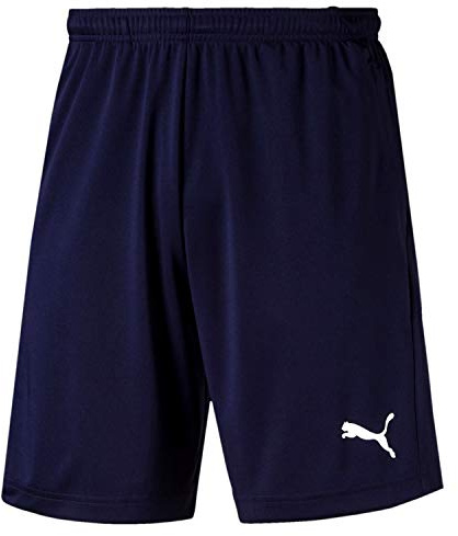 PUMA Herren Training Shorts LIGA, Peacoat/Puma White, S, 655316